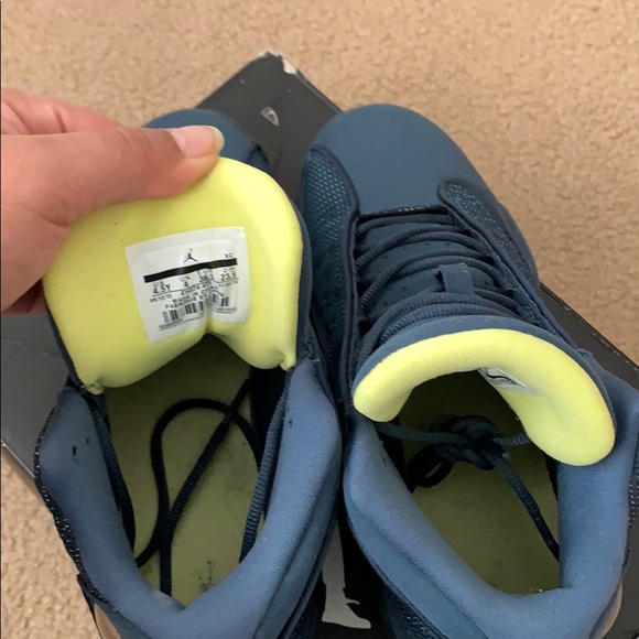 Squadron Blue Jordan 13 sneakers(gs 4.5y) - Picture 4 of 8